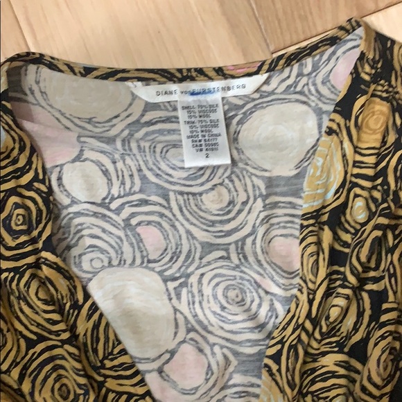 EUC VTG DVF Whimsical Wrap dress w/pockets🤩 - Picture 4 of 4
